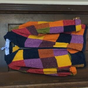 Invisible World XL cotton/wool knit sweater